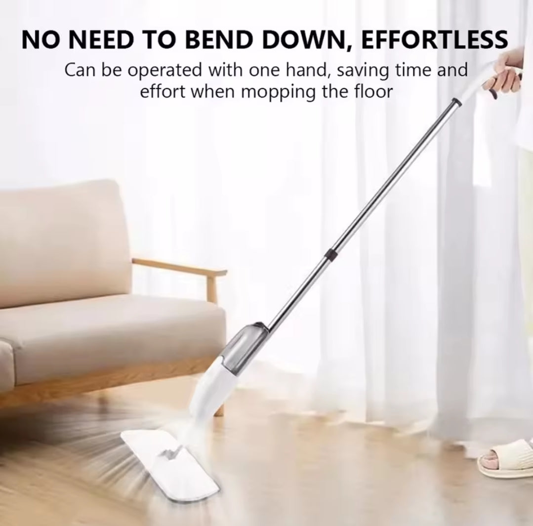 Water Spray Mop with Microfiber Pad
