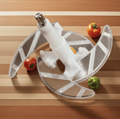 2L Stainless Steel Manual Food Chopper | Heavy Duty Vegetable & Meat Cutter