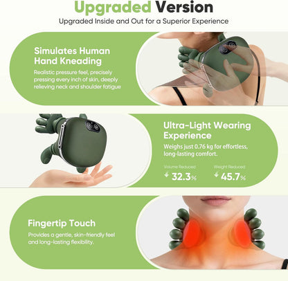 Turtle 4D Kneading Neck & Shoulder Massager with Heat