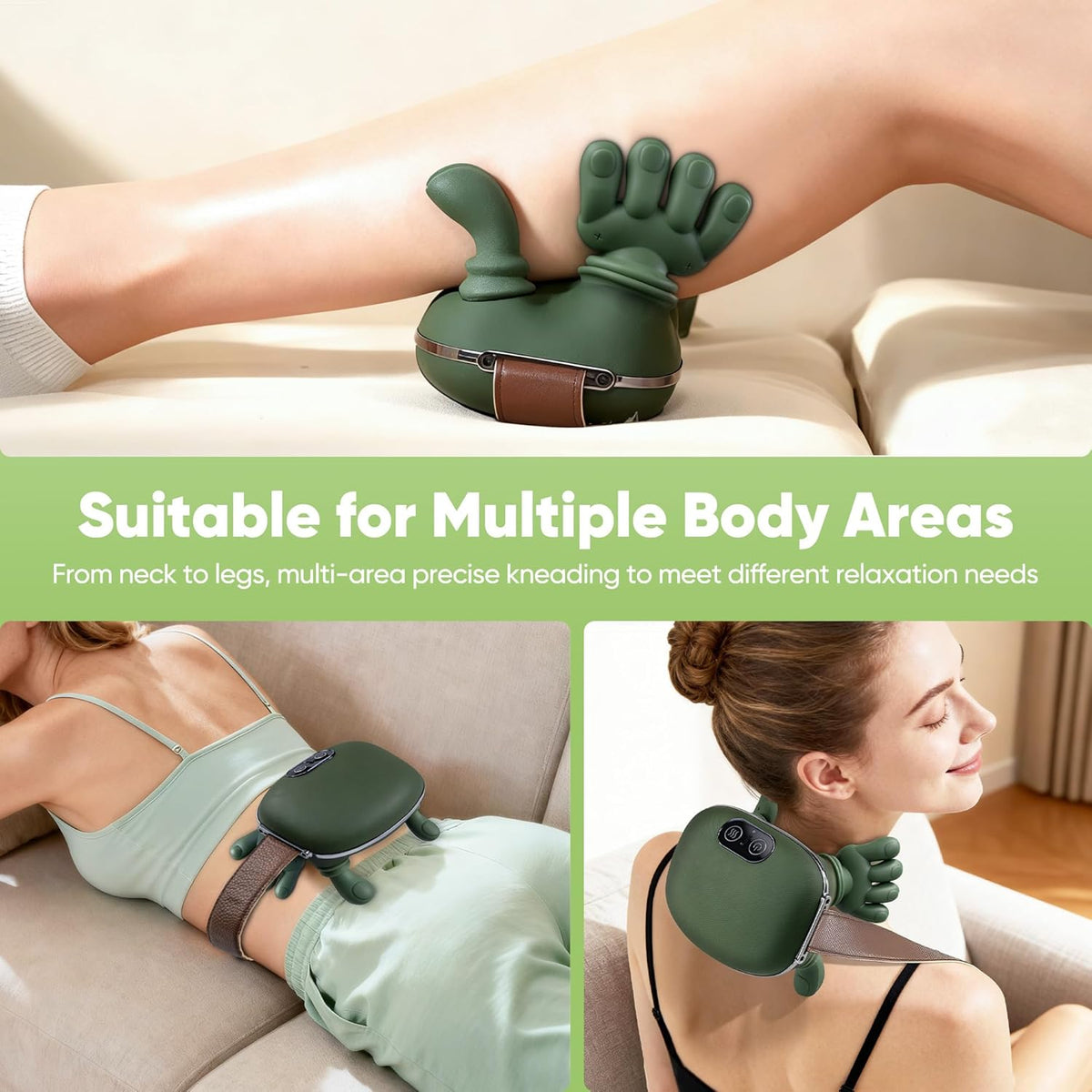 Turtle 4D Kneading Neck & Shoulder Massager with Heat