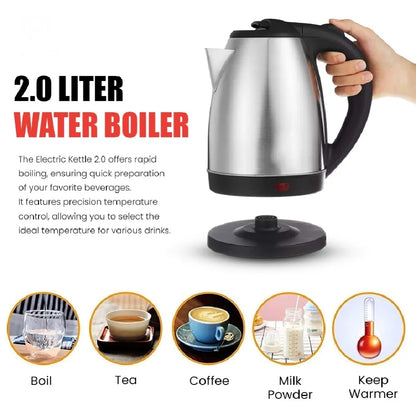 Electric Kettle 2L – Fast Boil, Temperature Control & Keep Warm