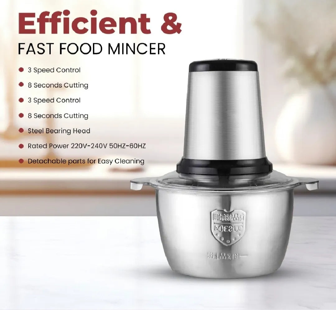 Silver Crest 3L Electric Chopper – 1000W Powerful Motor