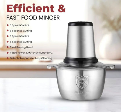 Silver Crest 3L Electric Chopper – 1000W Powerful Motor