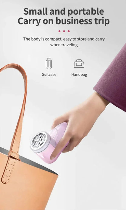 Rechargeable Lint Remover – Portable Fabric Shaver for Clothes & Blankets