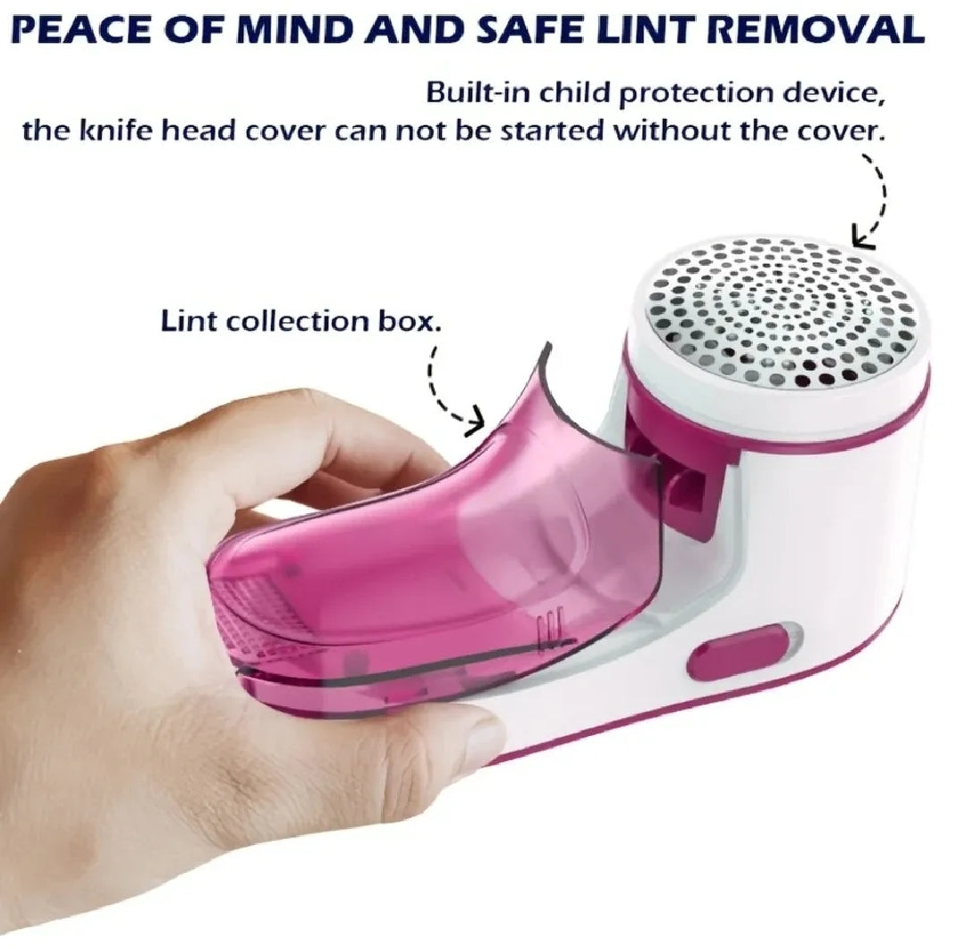 Rechargeable Lint Remover – Portable Fabric Shaver for Clothes & Blankets