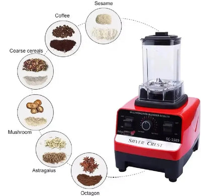 Silver Crest 2-in-1 Blender & Grinder with Variable Speed