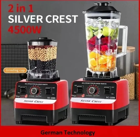 Silver Crest 2-in-1 Blender & Grinder with Variable Speed