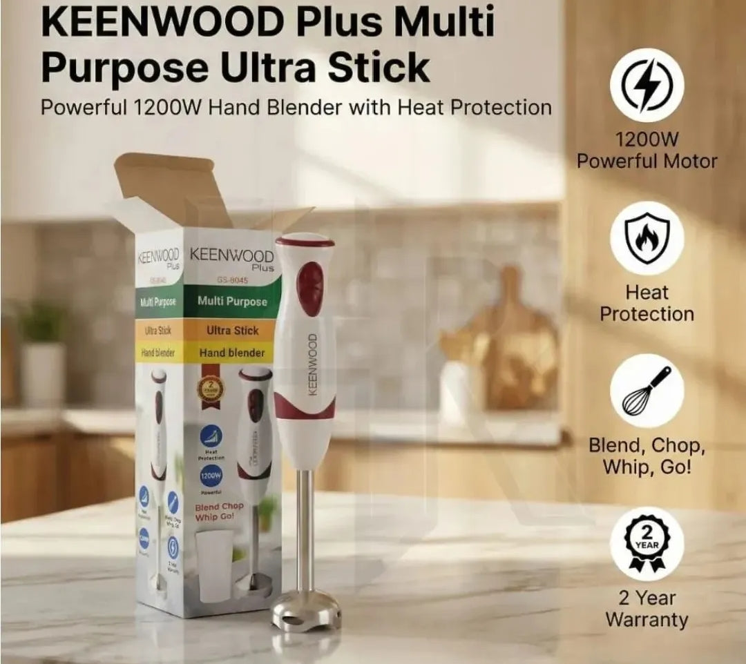 Keenwood Plus Ultra Stick Hand Blender – 1200W