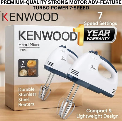 Kenwood 7-Speed Electric Hand Mixer with Beaters & Dough Hook
