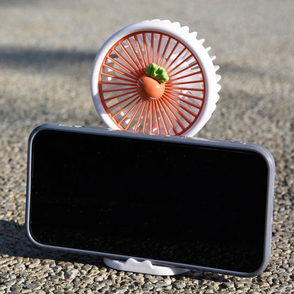 Mini Portable Fan with Fruit Design